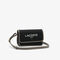 lacoste heritage canvas flap close bag