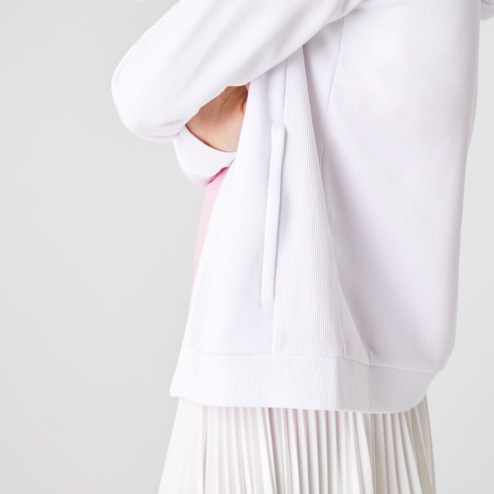 Women's Lacoste SPORT Fleece Zip Tennis Hoodie Women's Lacoste SPORT Fleece Zip Tennis Hoodie