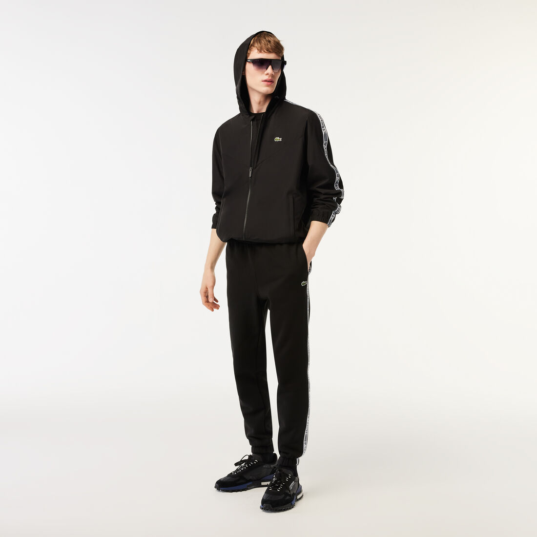 Men's Lacoste Short Recycled Polyester Track Jacket Men's Lacoste Short Recycled Polyester Track Jacket - BH5380-00-031