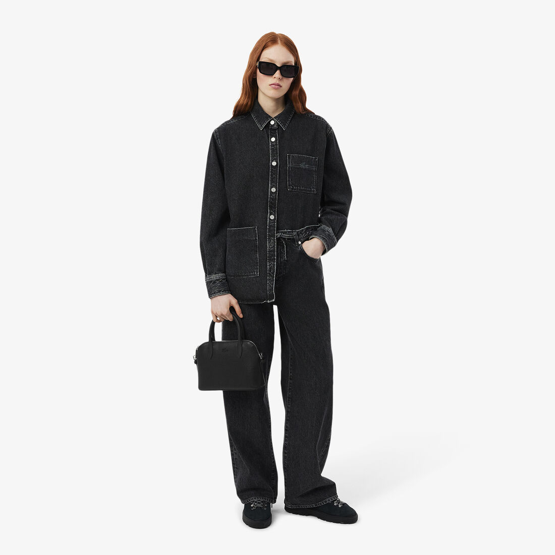 Small Pique Leather Chantaco Bugatti Bag Women's Chantaco Embossed Pique Leather Top Handle Bag - NF3723KL-000