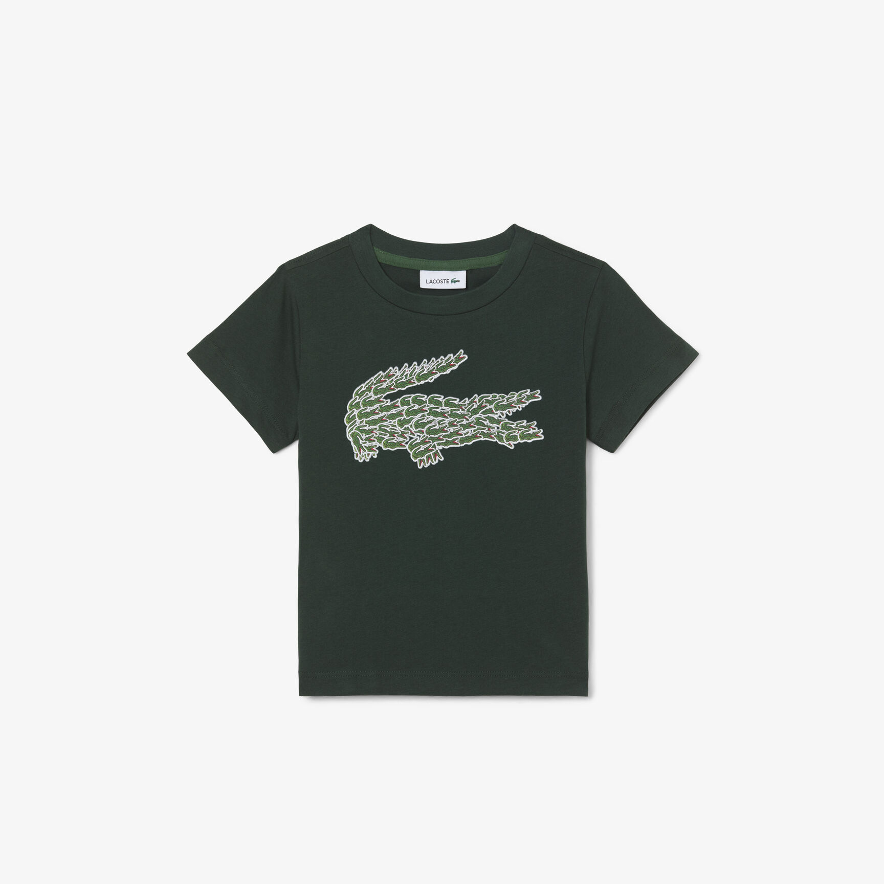 Crocodile Print Cotton T-shirt - TJ0842-00-YZP