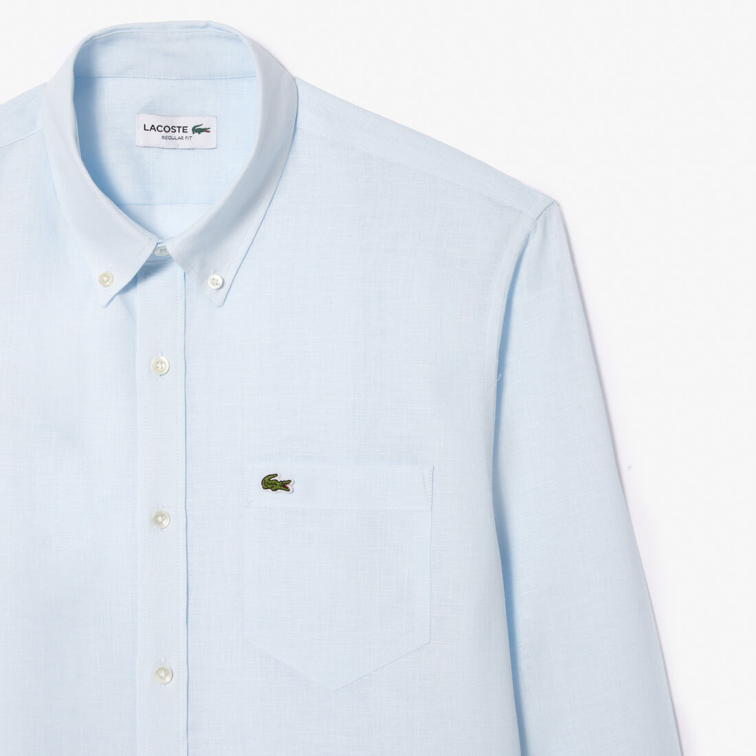 قميص كتان بقصّة عادية Men's Lacoste Linen Shirt - CH5692-00-T01