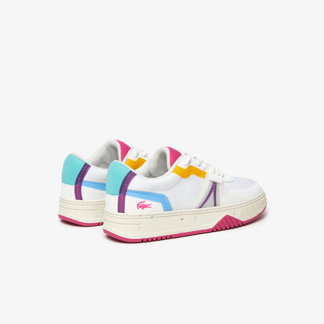 سنيكرز لاكوست L001 قماش وخامات صناعية صديقة للبيئة للنساء سنيكرز لاكوست L001 قماش وخامات صناعية صديقة للبيئة للنساء