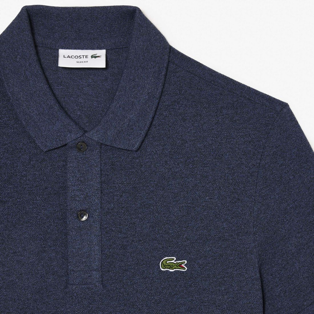 قميص بولو بيكيه بقصة ضيقة L.12.12 Original L.12.12 Slim Fit Petit Pique Cotton Polo Shirt - PH4012-00-HAU