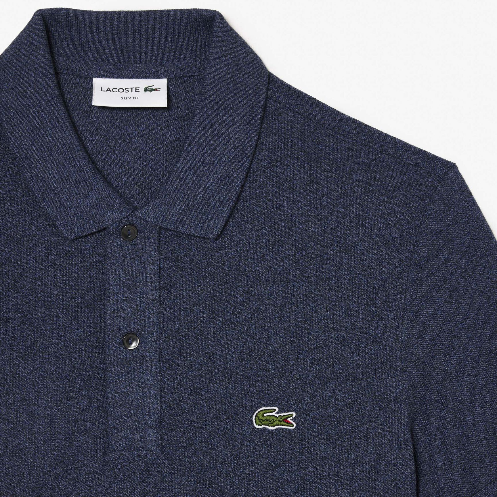 قميص بولو بيكيه بقصة ضيقة L.12.12 Original L.12.12 Slim Fit Petit Pique Cotton Polo Shirt - PH4012-00-HAU