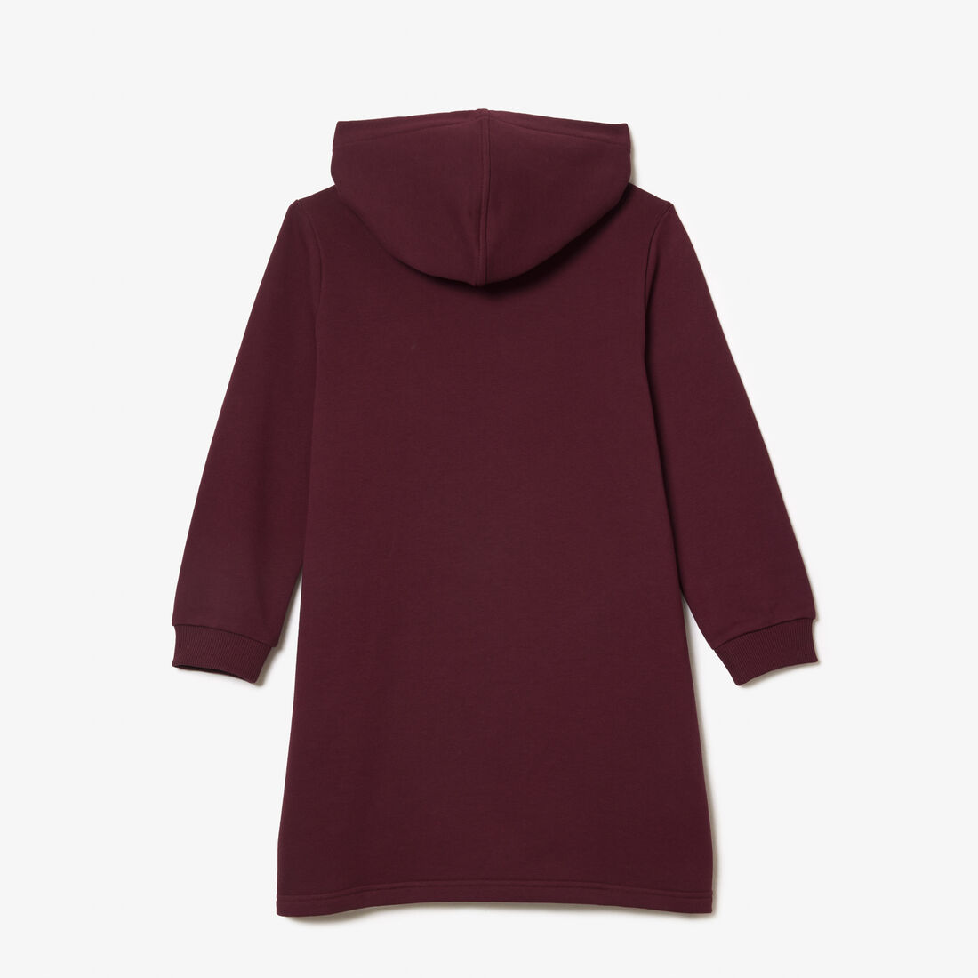فستان لاكوست بيكيه بياقة بولو للبنات Hooded Cotton Fleece Sweatshirt Dress - EJ1210-00-YUP