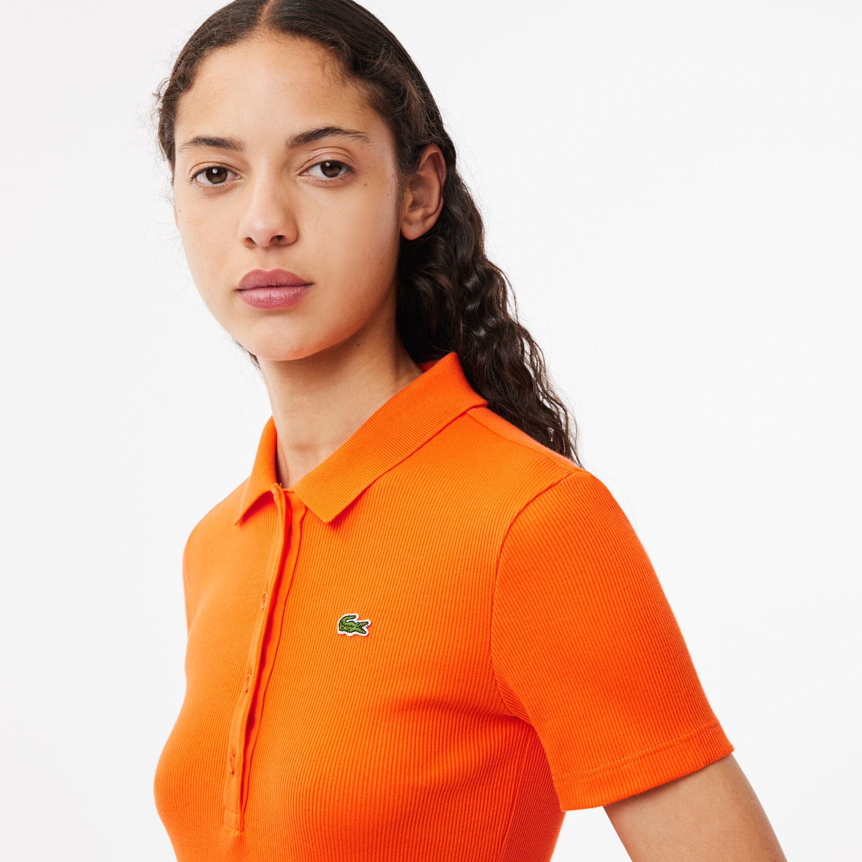 L.12.D Slim Fit Ribbed Cotton Polo Shirt - DF5377-00-P40