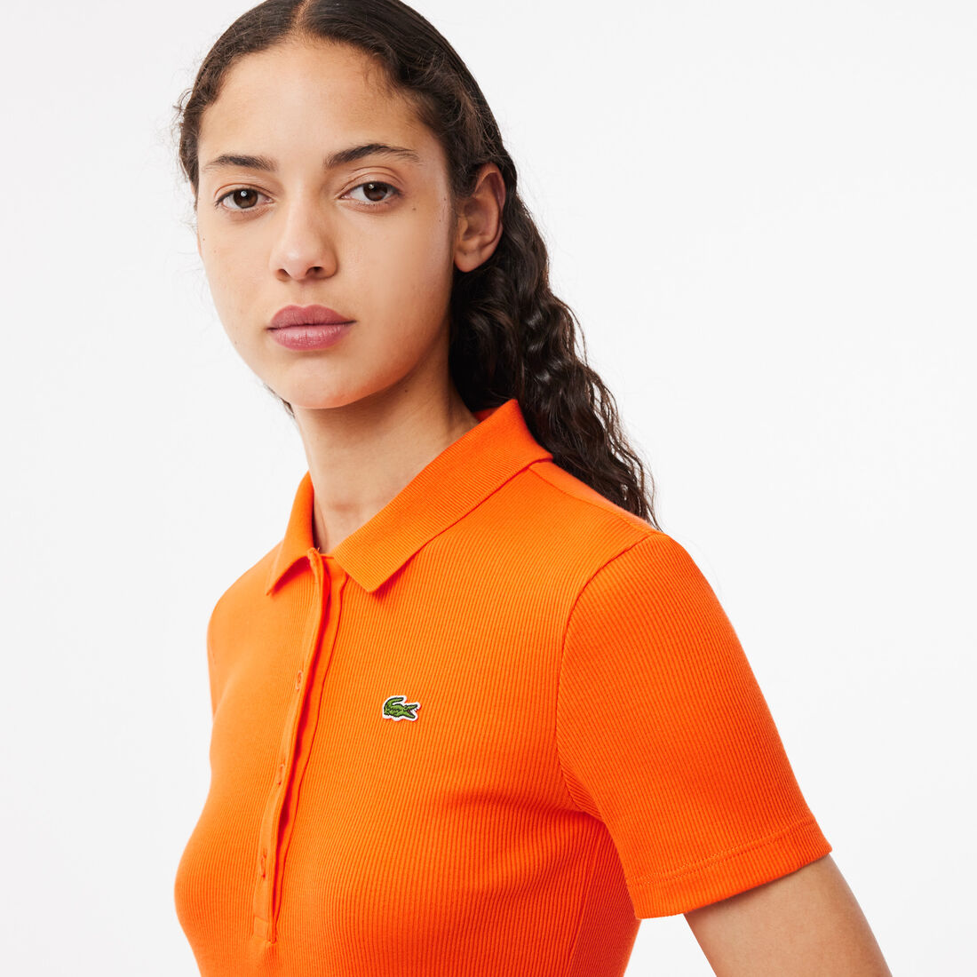 Slim Fit L.12.D Ribbed Cotton Polo Shirt L.12.D Slim Fit Ribbed Cotton Polo Shirt - DF5377-00-P40