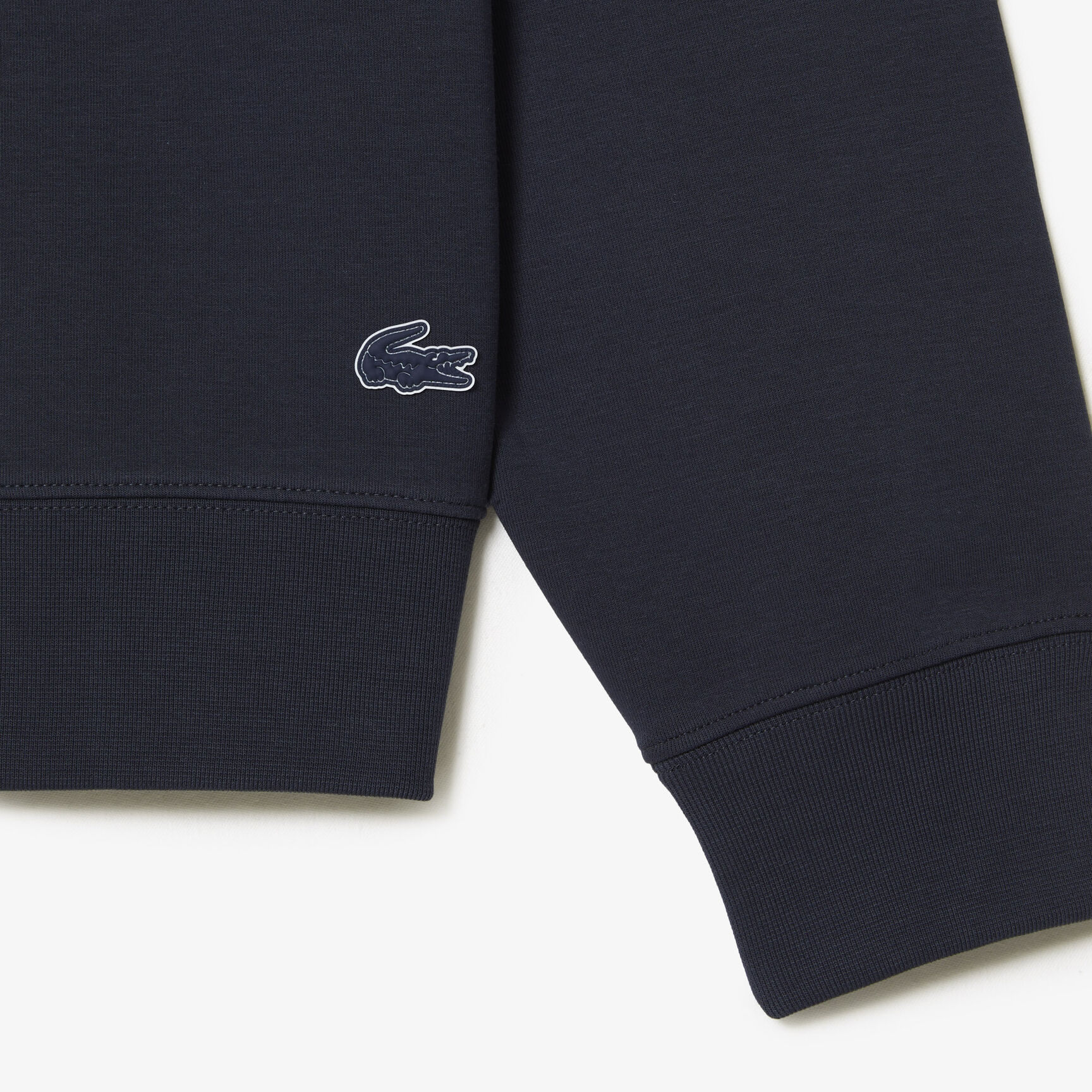 سويت شيرت لاكوست بقصة فضفاضة وشعار الماركة للرجال