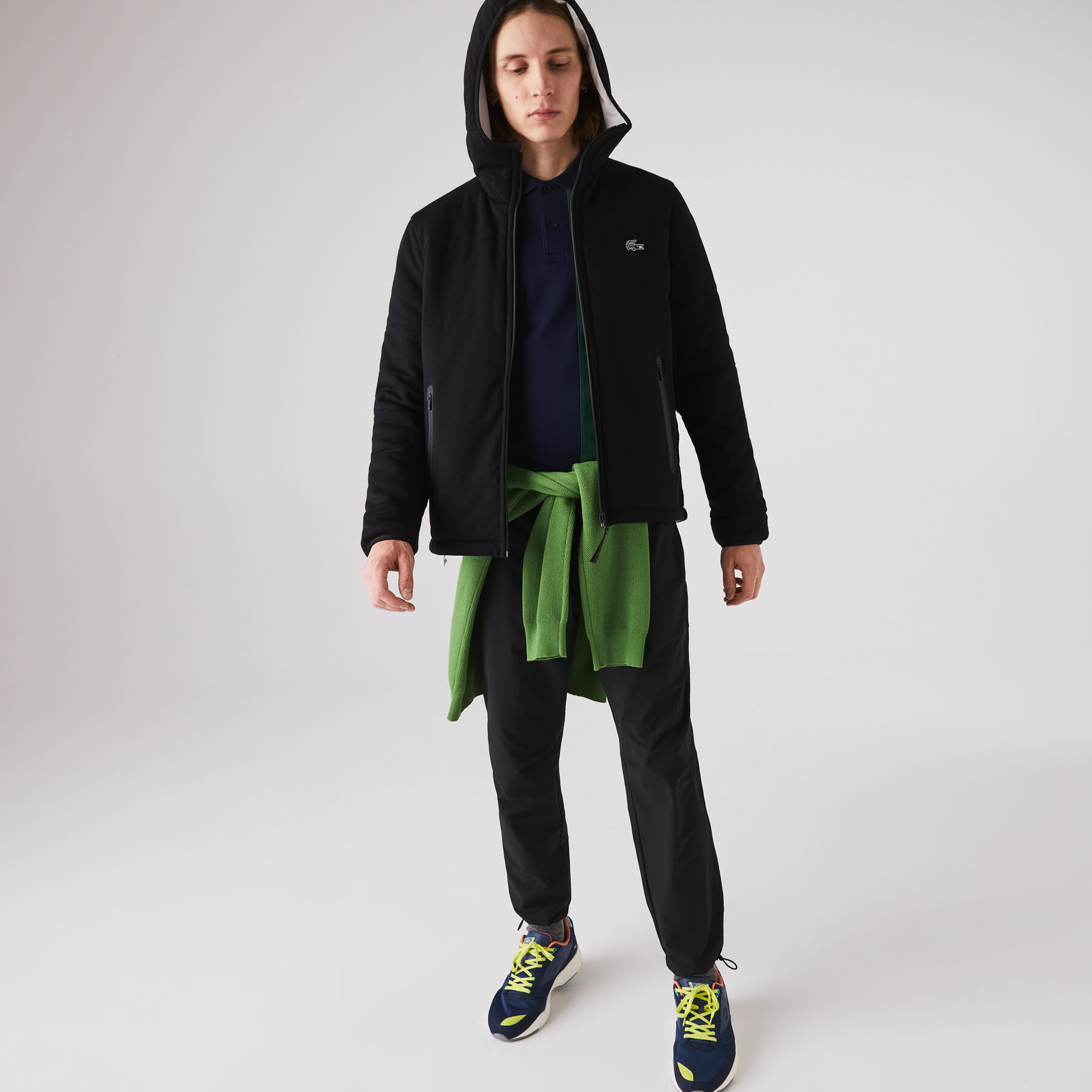 Men's Reversible Quilted Padded Sweatshirt lacoste men s reversible quilted padded sweatshirt