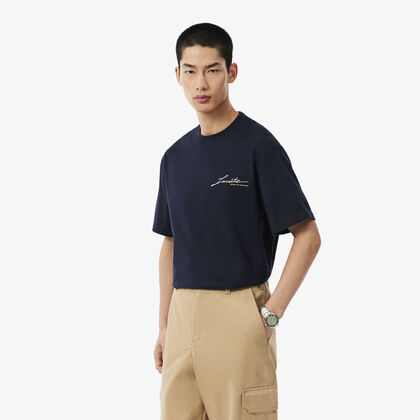 French Made Signature Embroidery T-shirt