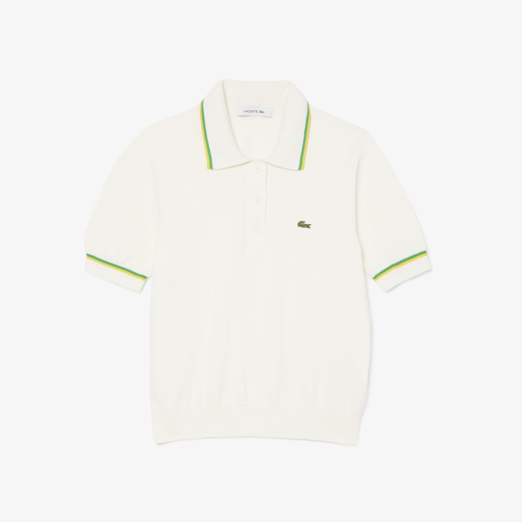 Cropped 3D Seamless Stretch Cotton Polo Shirt - AF9283-00-DII