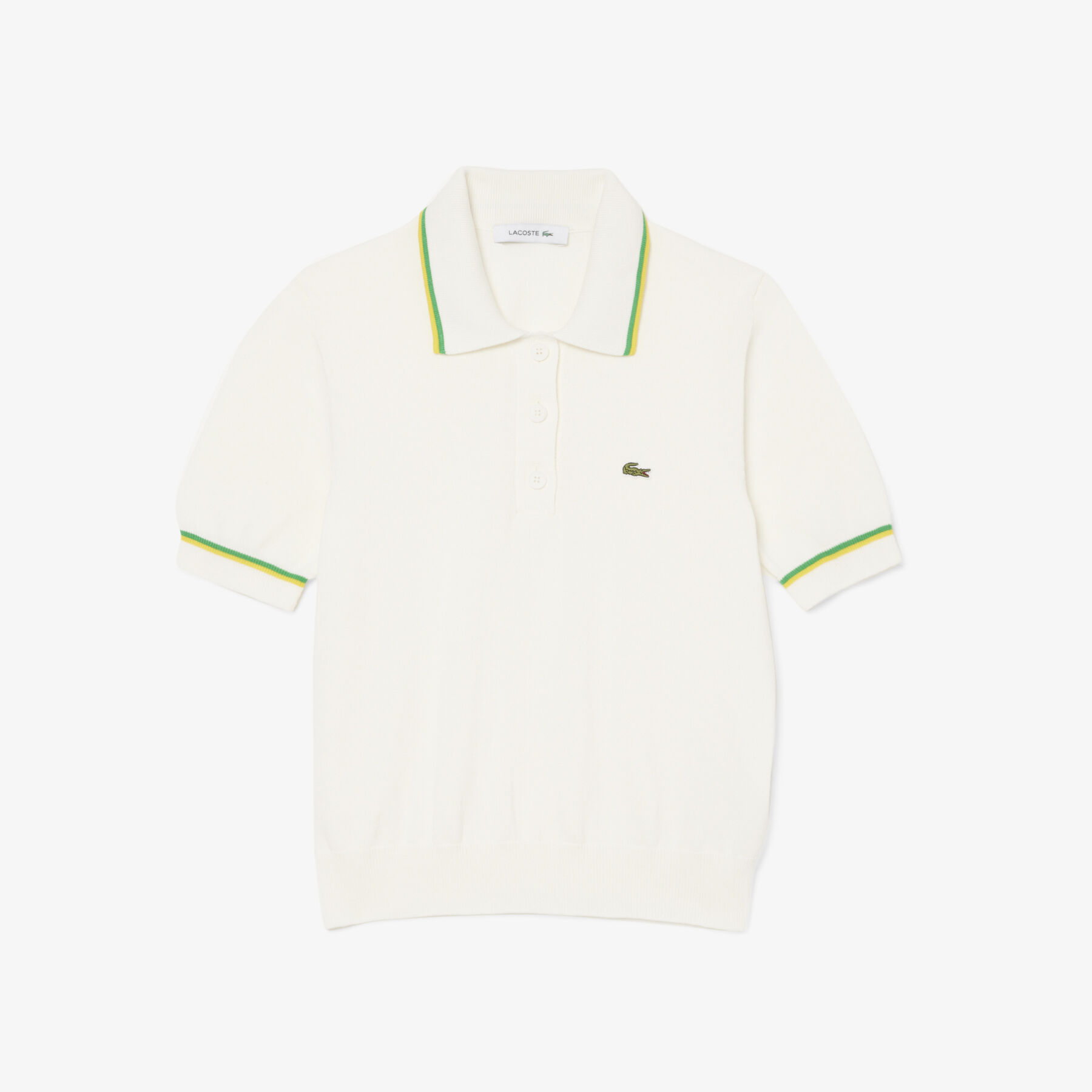 Cropped 3D Seamless Stretch Cotton Polo Shirt - AF9283-00-DII