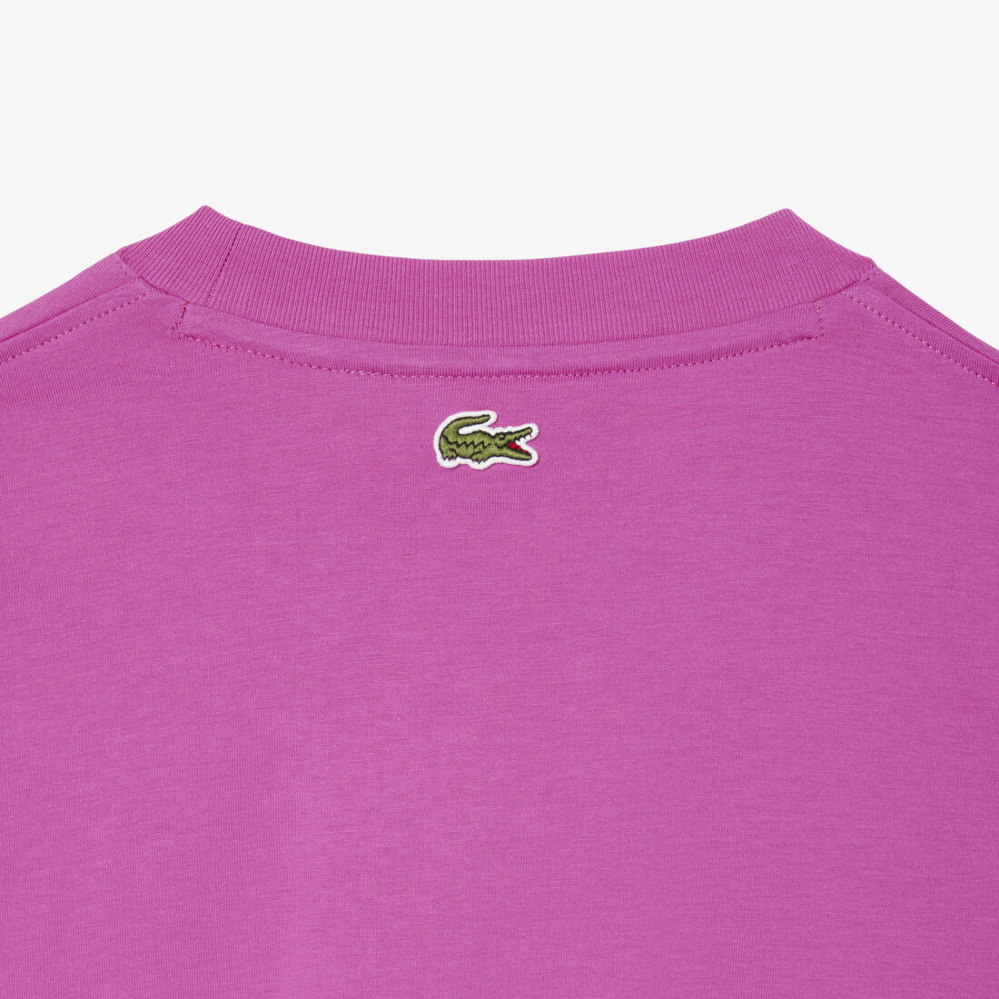 تي شيرت جيرسي قطني مطبوع ومطرز Printed Embroidered Cotton Jersey T-shirt - TH9694-00-I1L