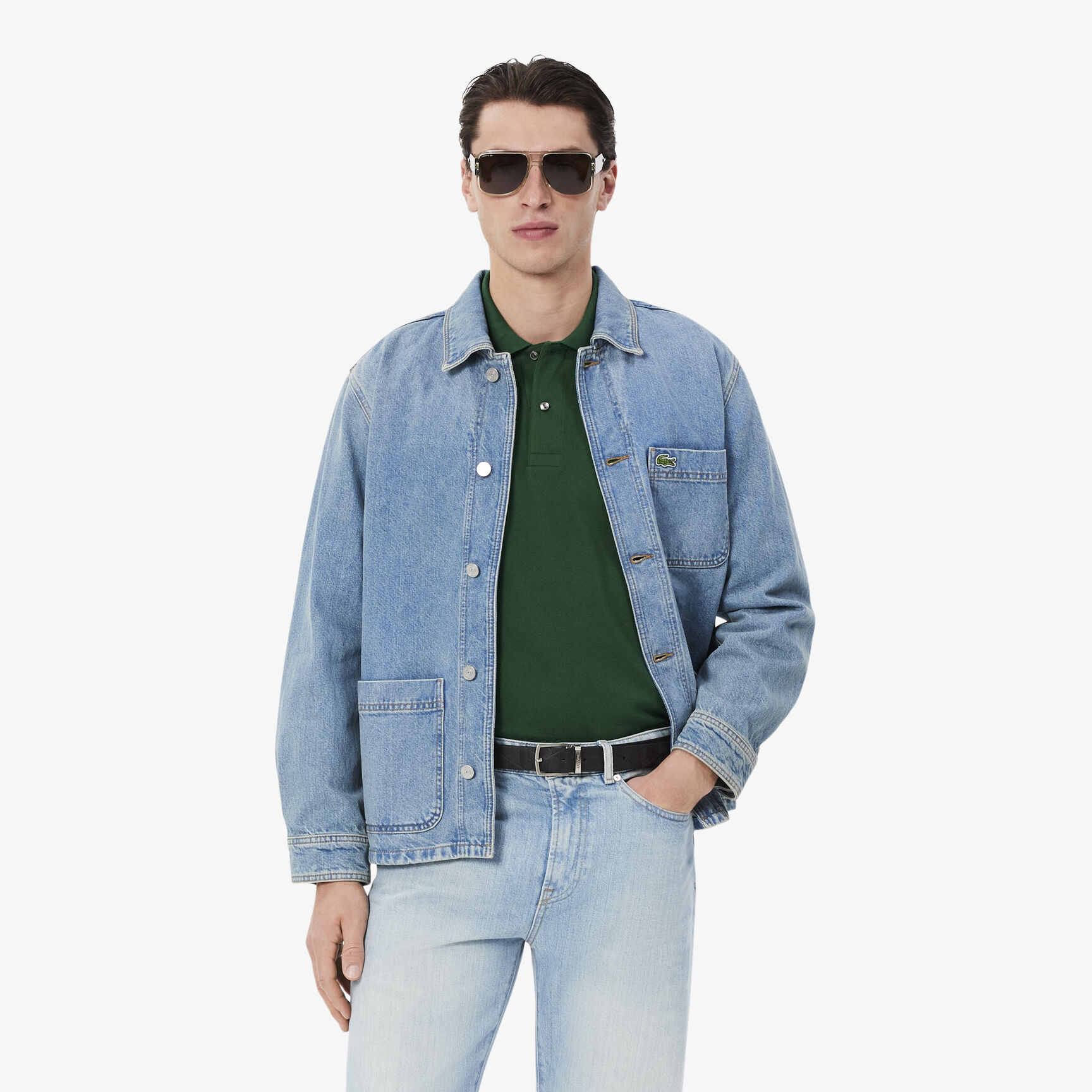 Smooth Leather Belt and 2 Buckle Gift Set - RC4081-000