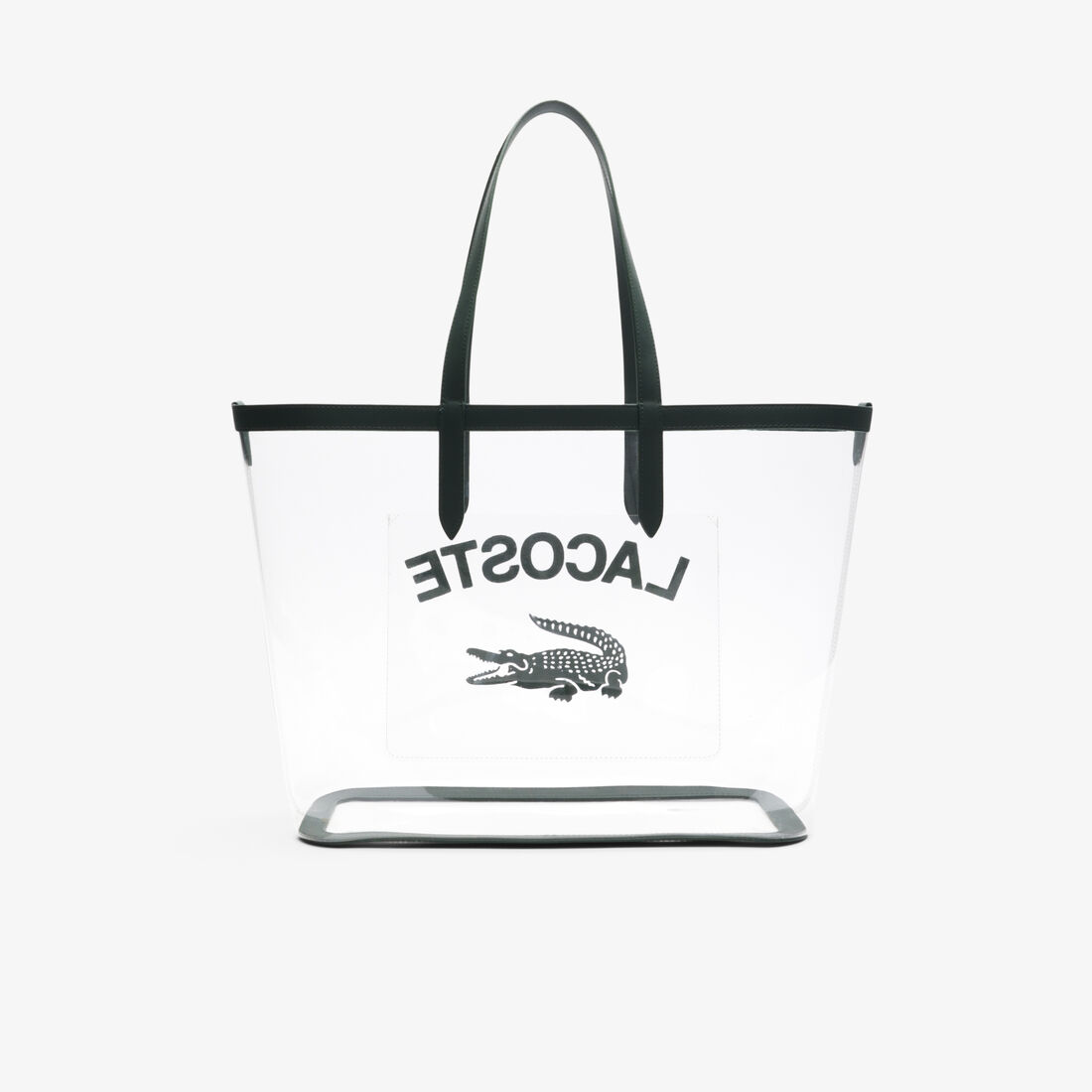 حقيبة آنا كبيرة شفافة ومحببة Large Anna Transparent Grained Tote - NF4930AS-Q67