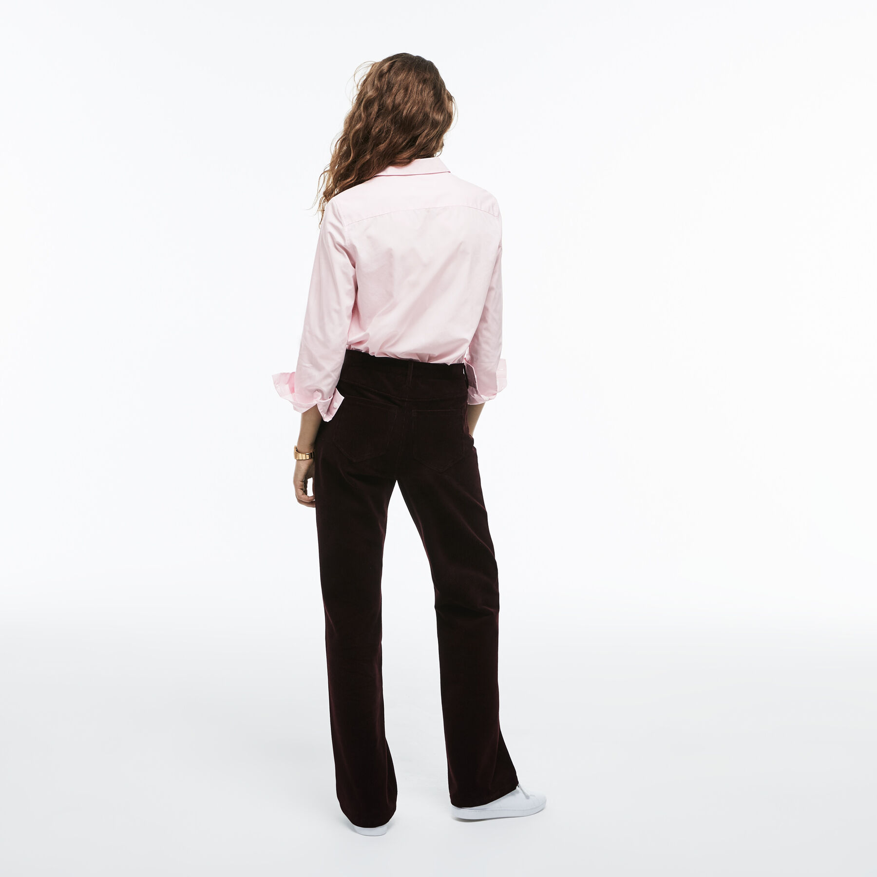 lacoste women s regular fit cotton poplin shirt