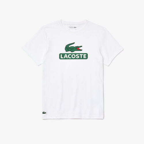 Men’s Lacoste Sport Print Logo Breathable T-shirt