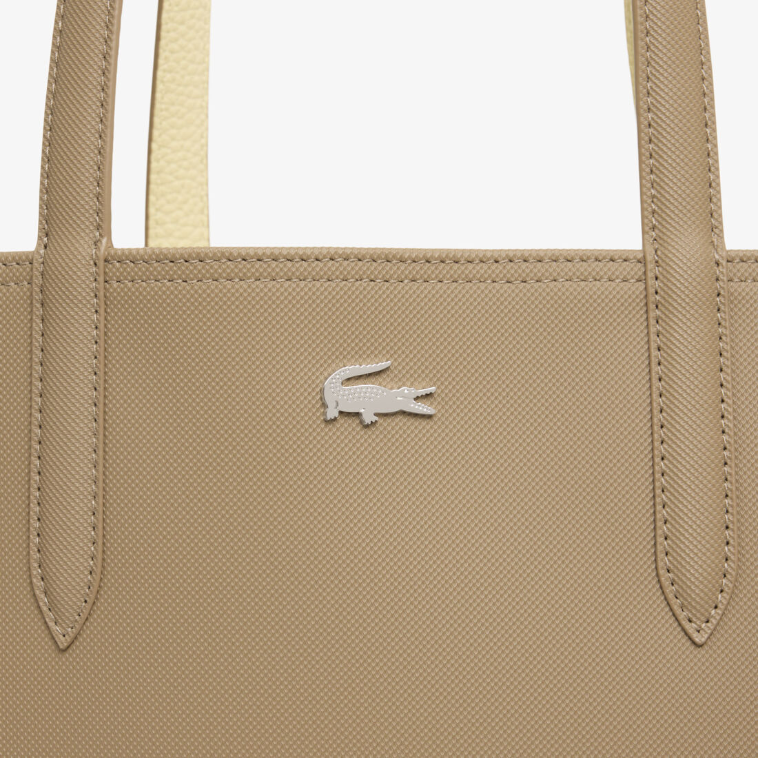 lacoste anna reversible tote with pouch