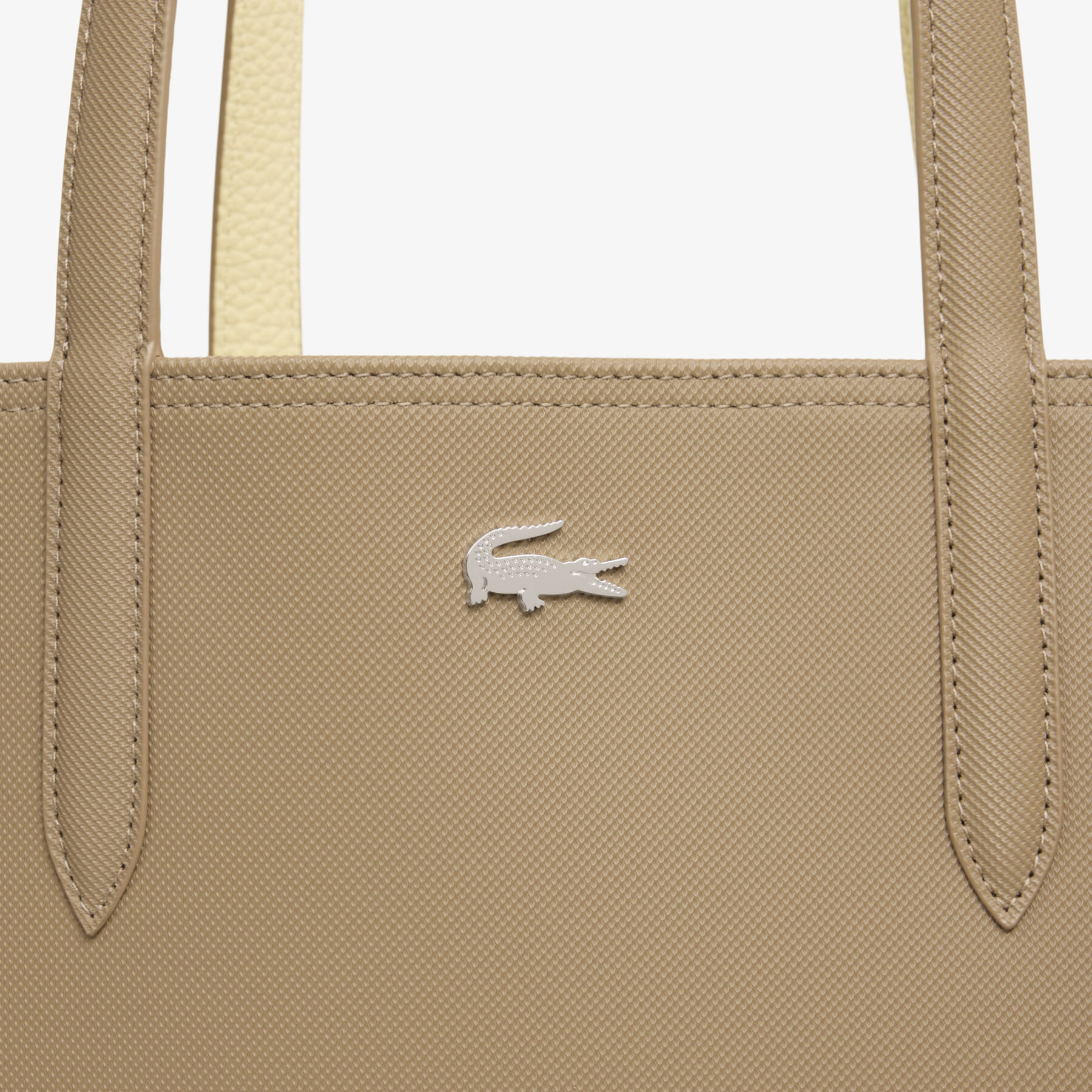 lacoste anna reversible tote with pouch