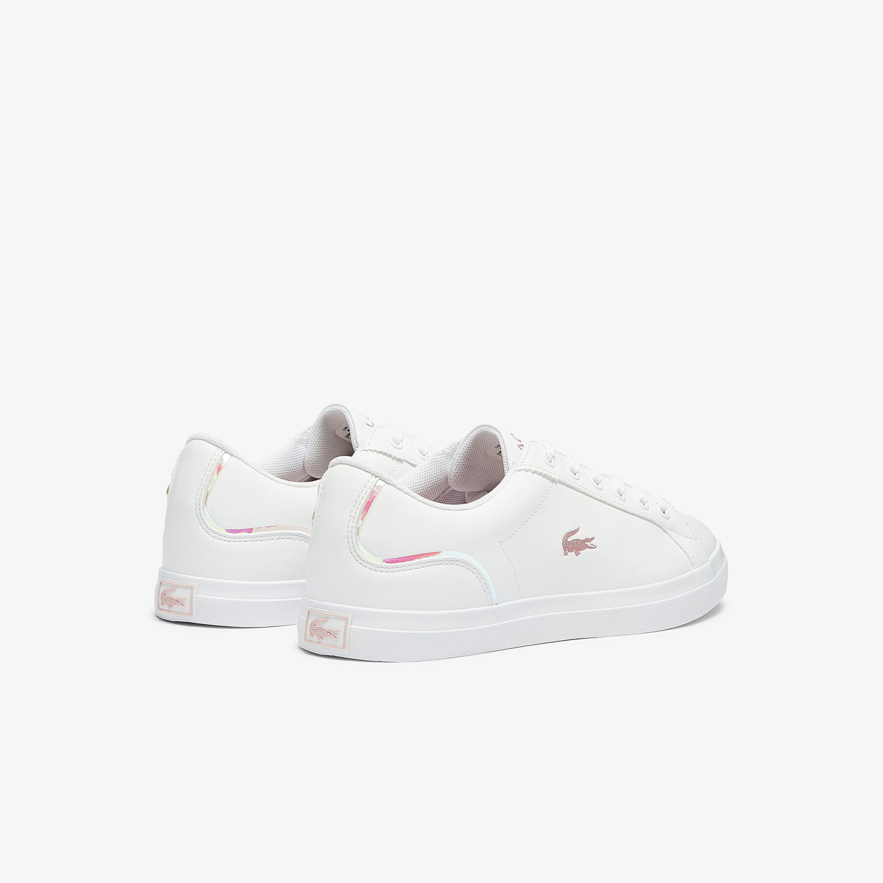 Juniors' Lerond Synthetic Iridescent Trainers lacoste juniors lerond synthetic iridescent trainers