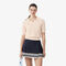 lacoste regular fit open neck badge accent knit polo shirt