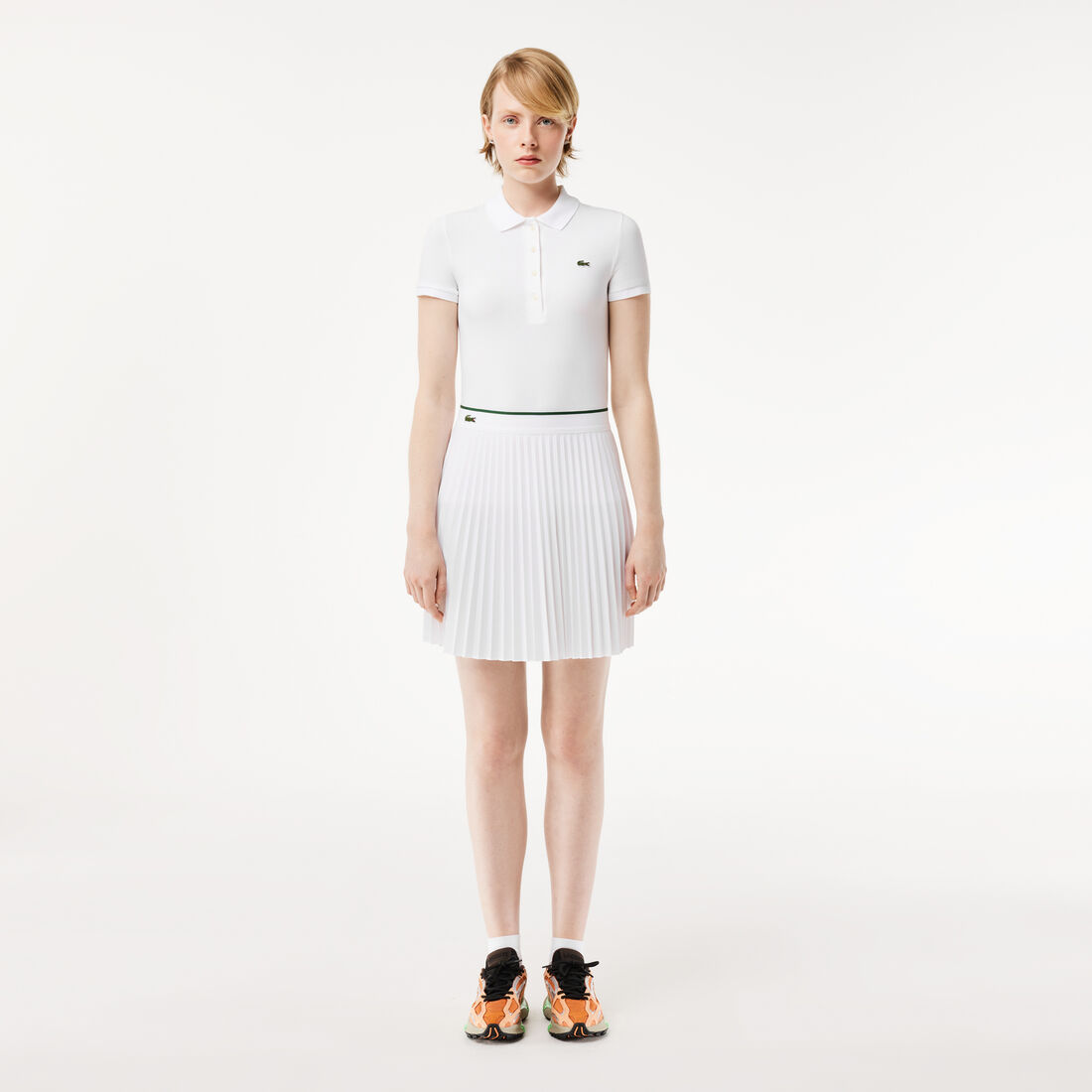 Short Pleated Elastic Waist Skirt - JF2701-00-001