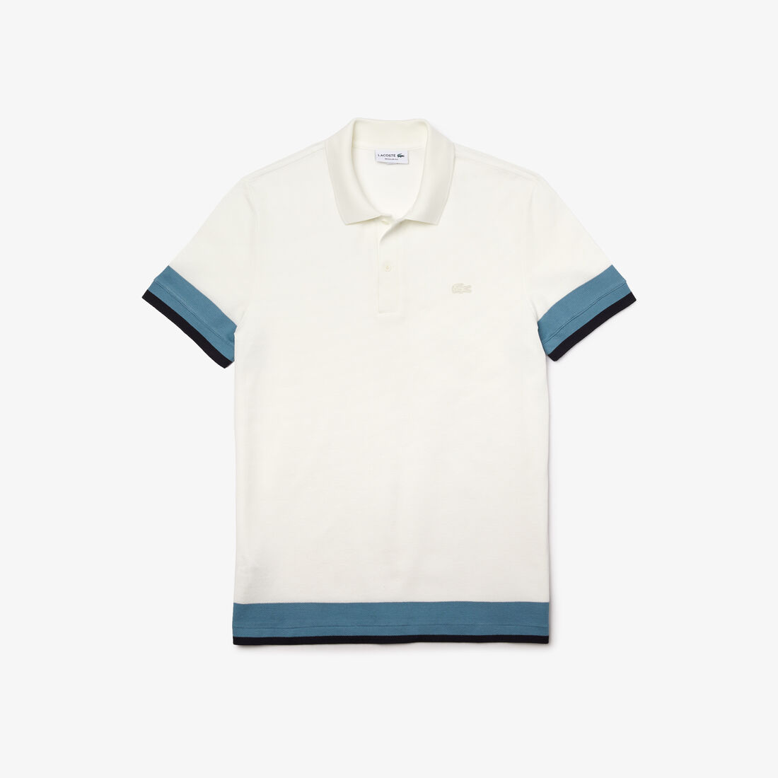 Men's Lacoste Regular Fit Textured Cotton Piqué Polo Shirt Men's Lacoste Regular Fit Textured Cotton Piqué Polo Shirt