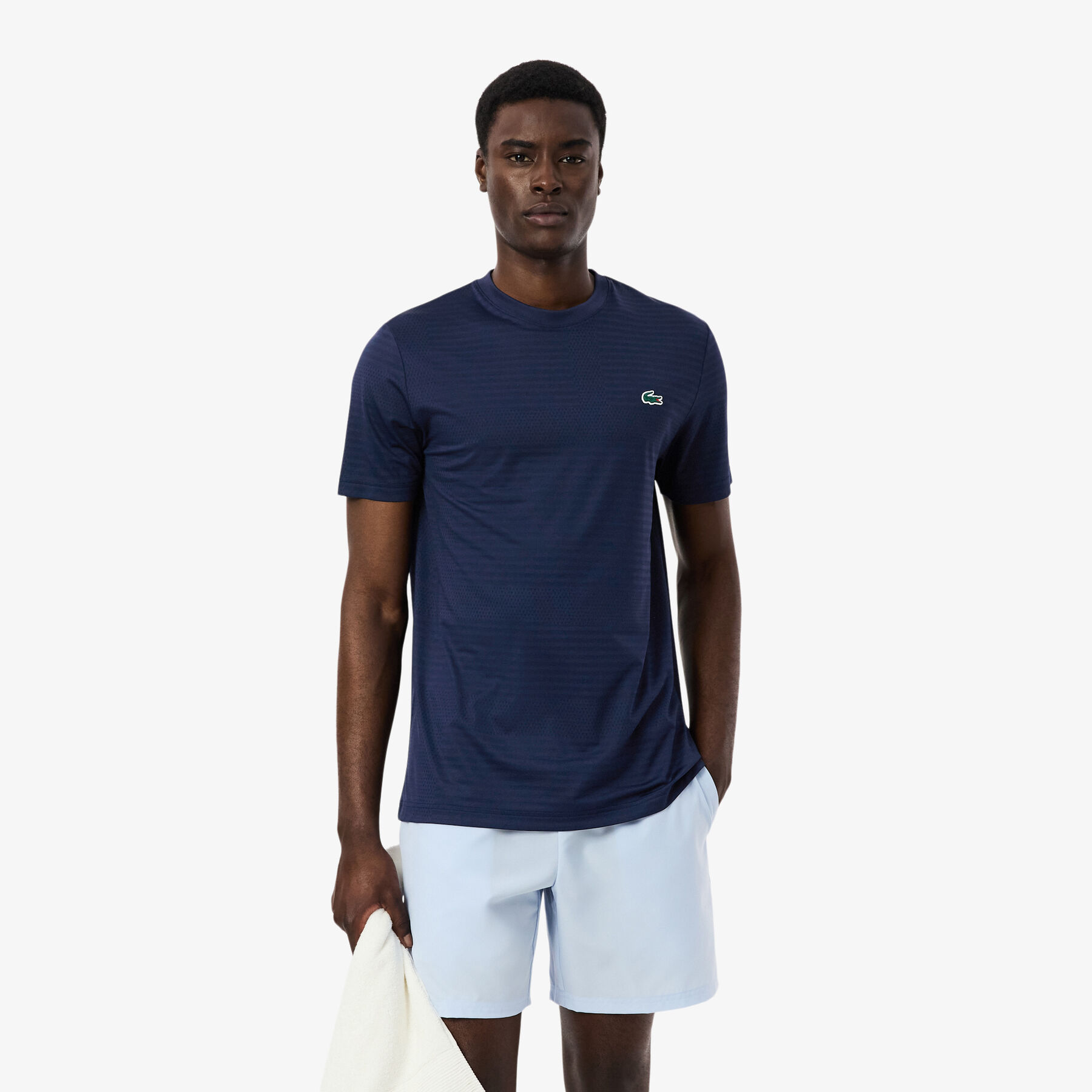 تيشيرت تنس جاكار مطاطي فائق الجفاف Ultra Dry Stretch Jacquard Tennis T-shirt - TH0004-00-166