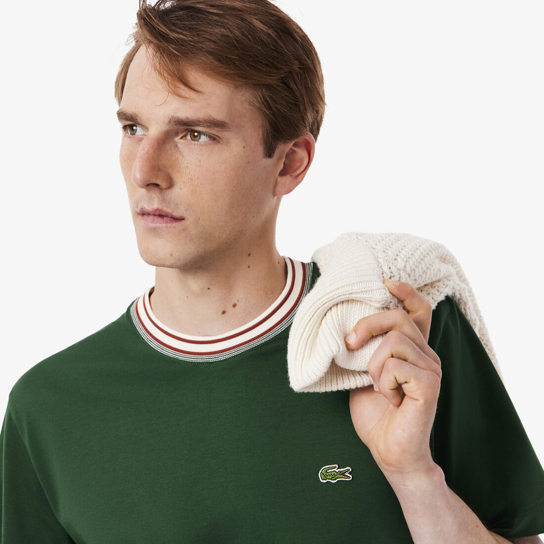 French Made Stripe Neck T-shirt French Made Stripe Neck T-shirt - TH5455-00-132