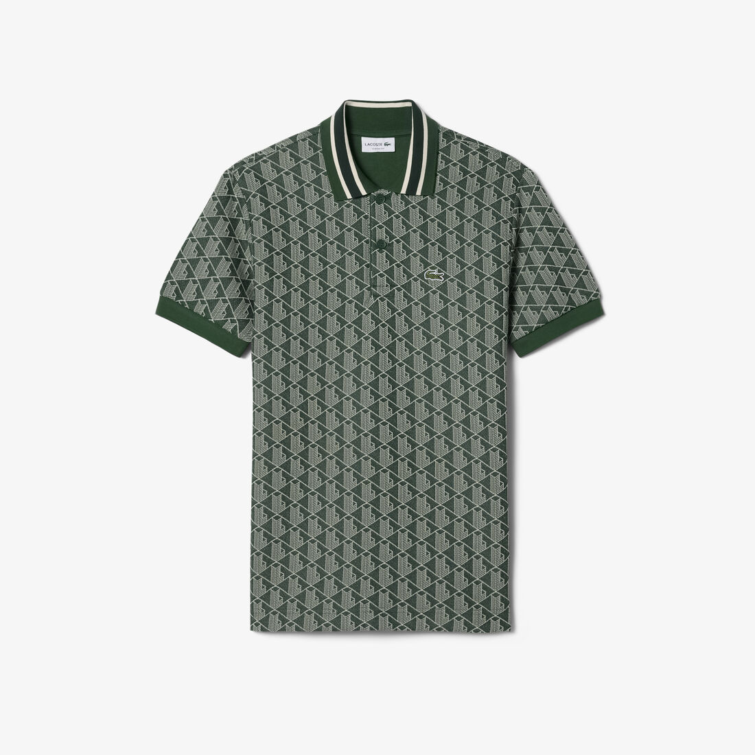 Classic Fit Monogram Jacquard Polo Shirt Classic Fit Monogram Jacquard Polo Shirt - DH1417-00-D1R