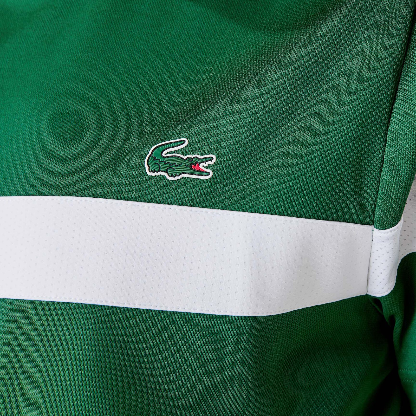 Men's Lacoste SPORT Colourblock Breathable Piqu&eacute; Tennis T-shirt