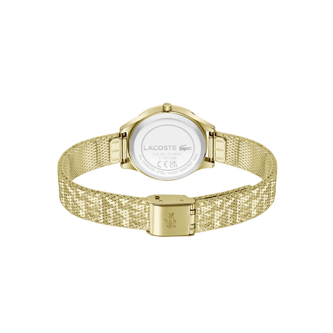 ساعة ستيل مطلية بالذهب بتصميم نحيف للسيدات Thin Gold-Plated Steel Women's Watch - 2001500-GOLD