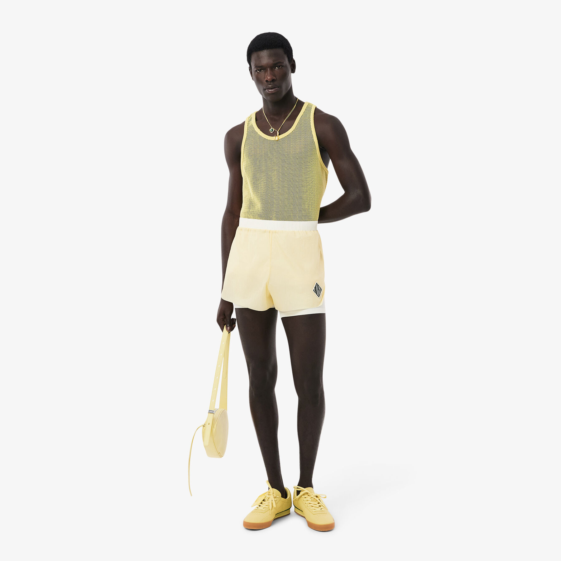 SHORT lacoste runway sheer technical shorts