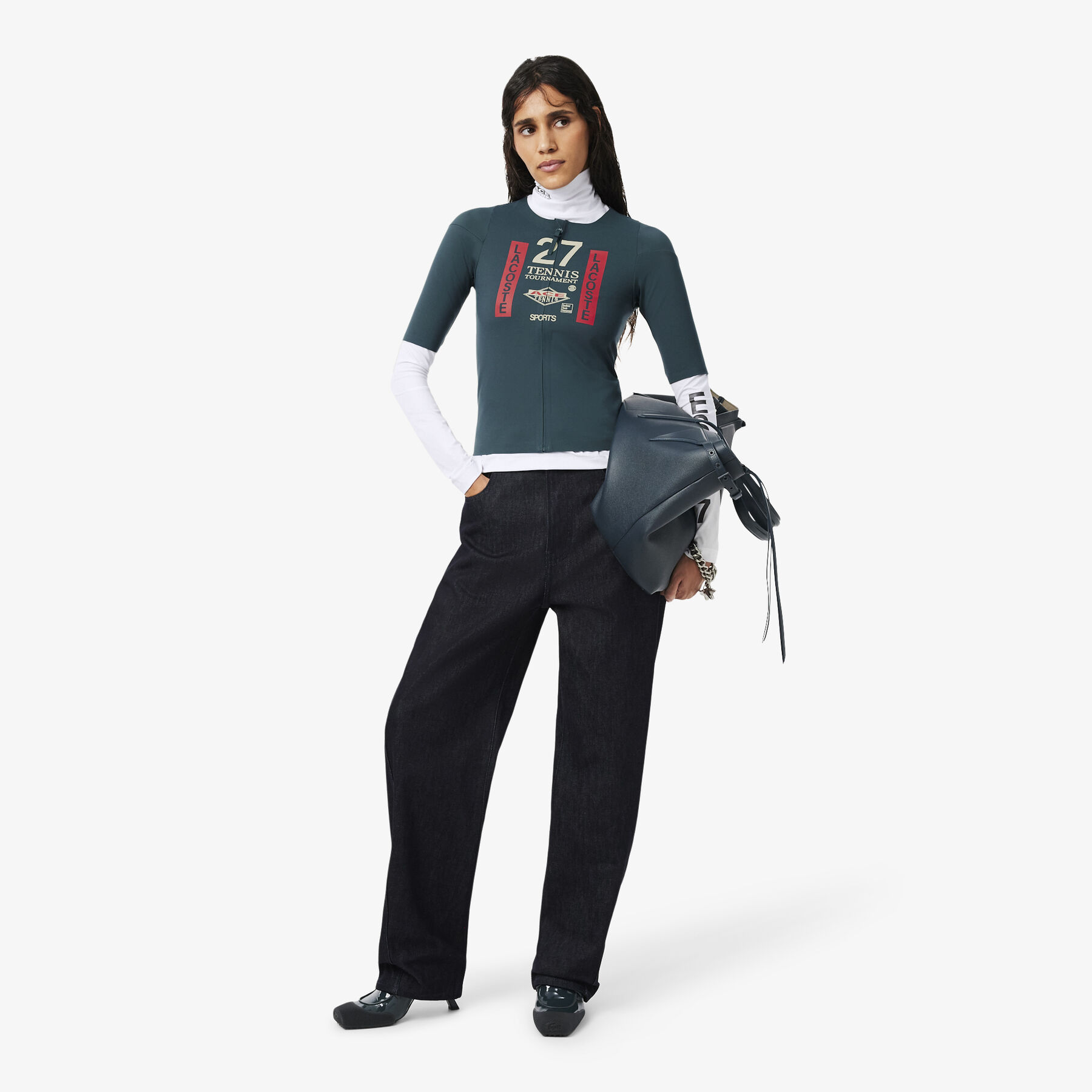 Runway Oversized Indigo Denim Jeans lacoste runway oversized indigo denim jeans