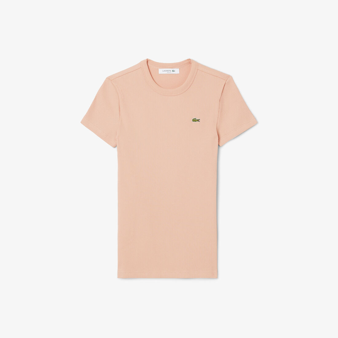 Slim Fit Ribbed Cotton T-shirt Slim Fit Ribbed Cotton T-shirt - TF5538-00-ZIH