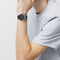 lacoste mainsail black silicone watch