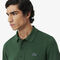 lacoste regular fit cotton blend polo shirt