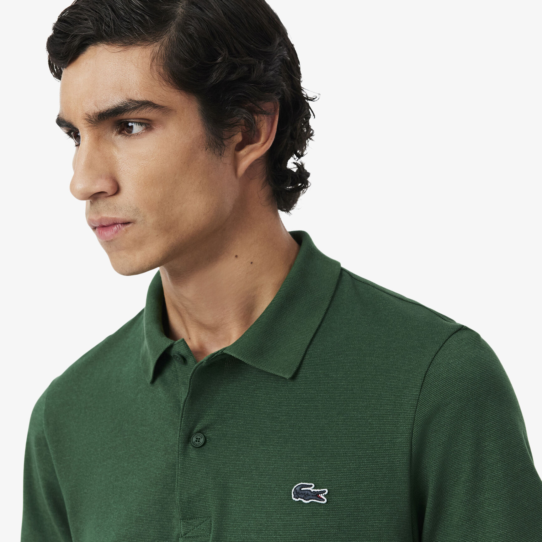 قميص بولو بقصّة عادية من مزيج القطن Regular Fit Cotton Blend Polo Shirt - DH5522-00-132