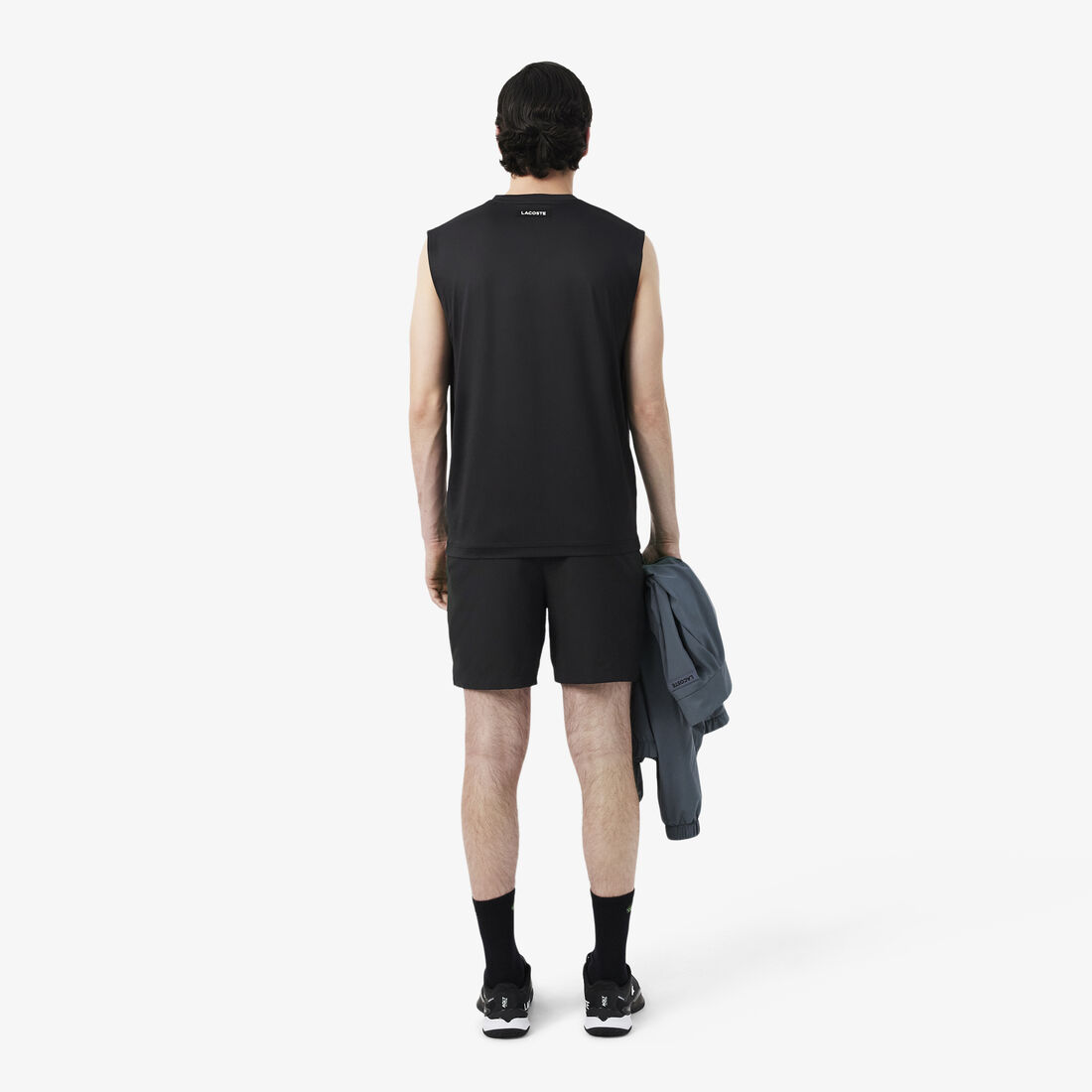 lacoste ultra dry reflective tennis shorts