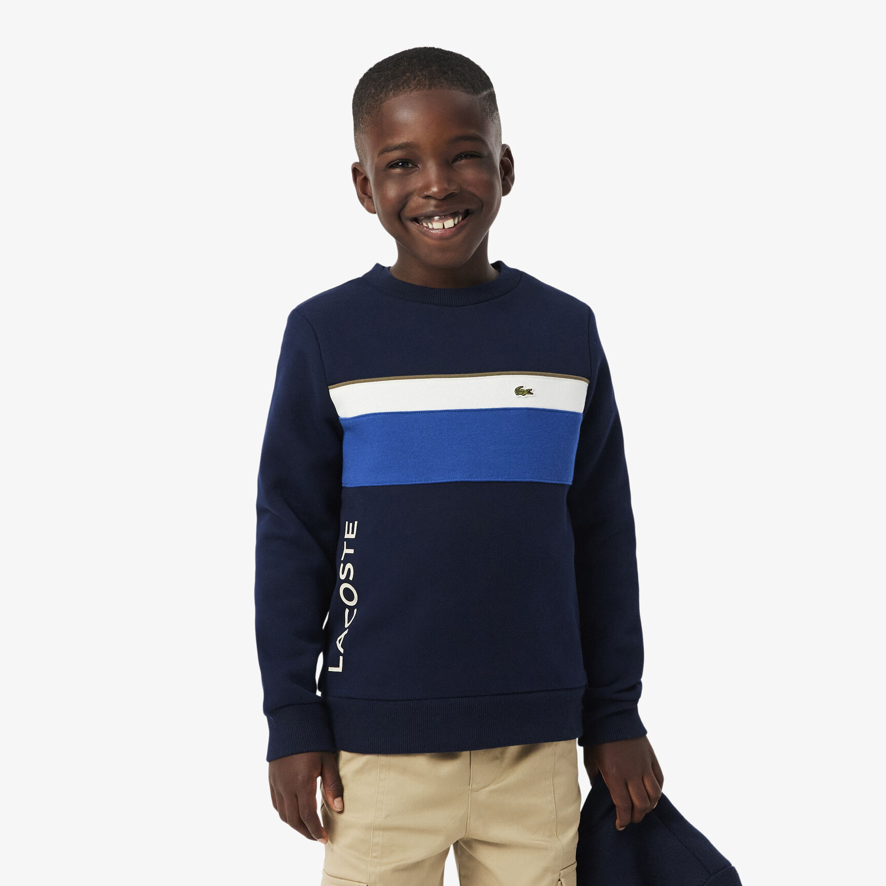 Colour-Block Fleece Sweatshirt - SJ0933-00-5IZ