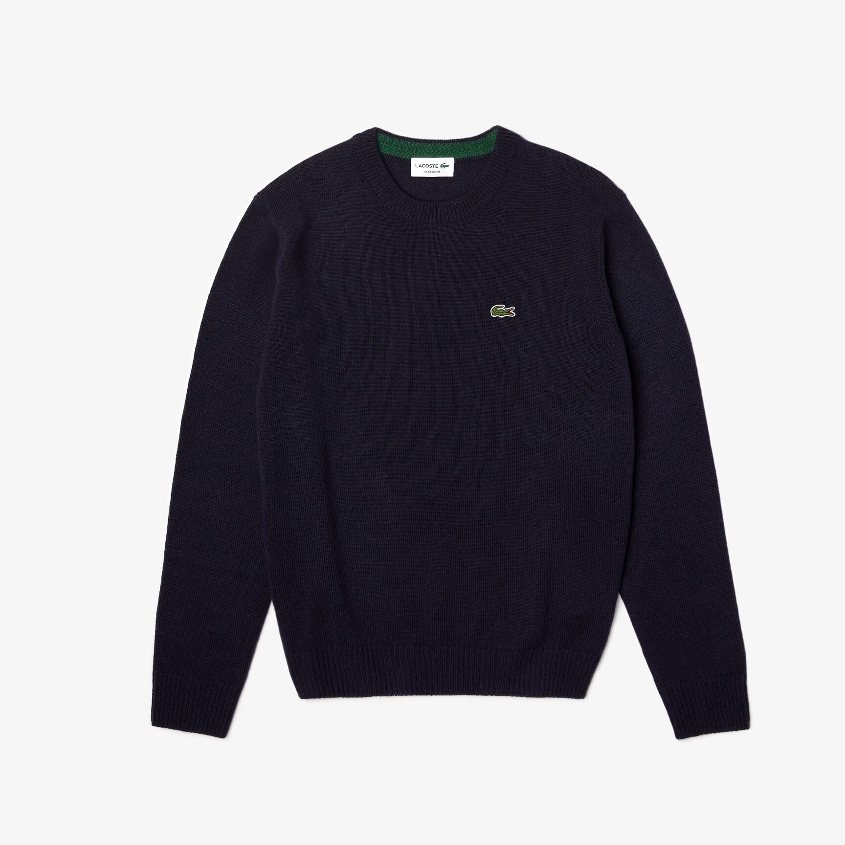 Men's Crew Neck Wool Sweater - AH1988-00-166