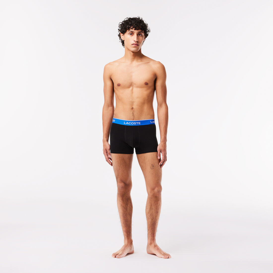 Pack Of 3 Navy Casual Trunks With Contrasting Waistband - 5H3401-00-B68