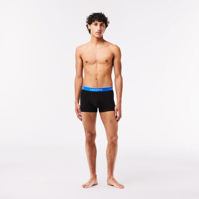 Pack Of 3 Navy Casual Trunks With Contrasting Waistband