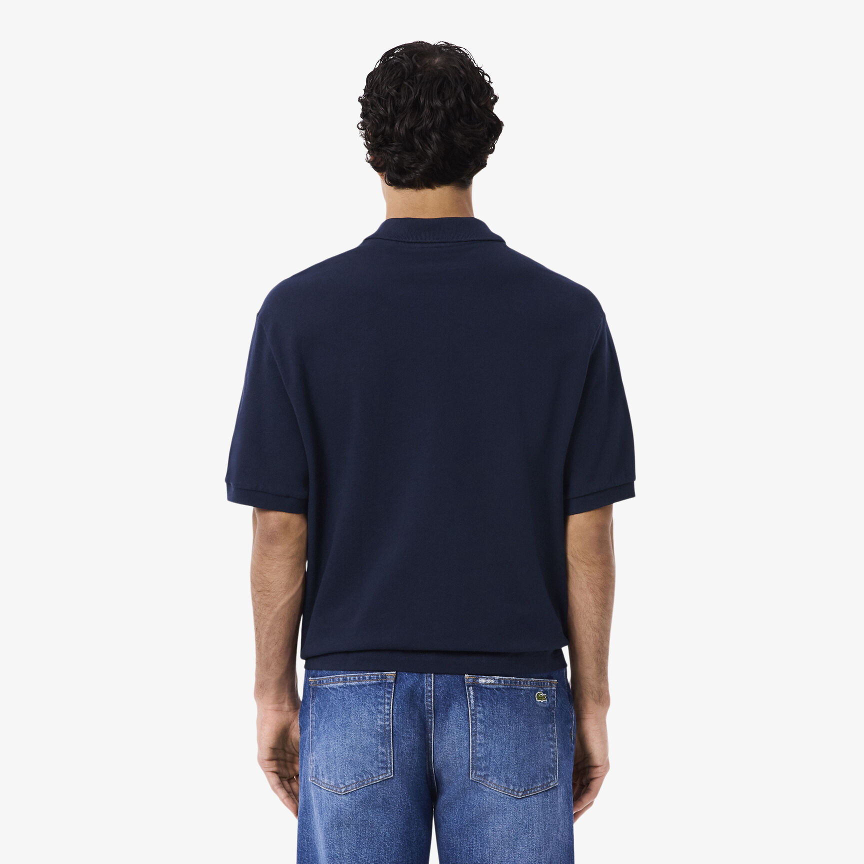 Loose Fit Heavy Pique Polo Shirt - PH7757-00-166