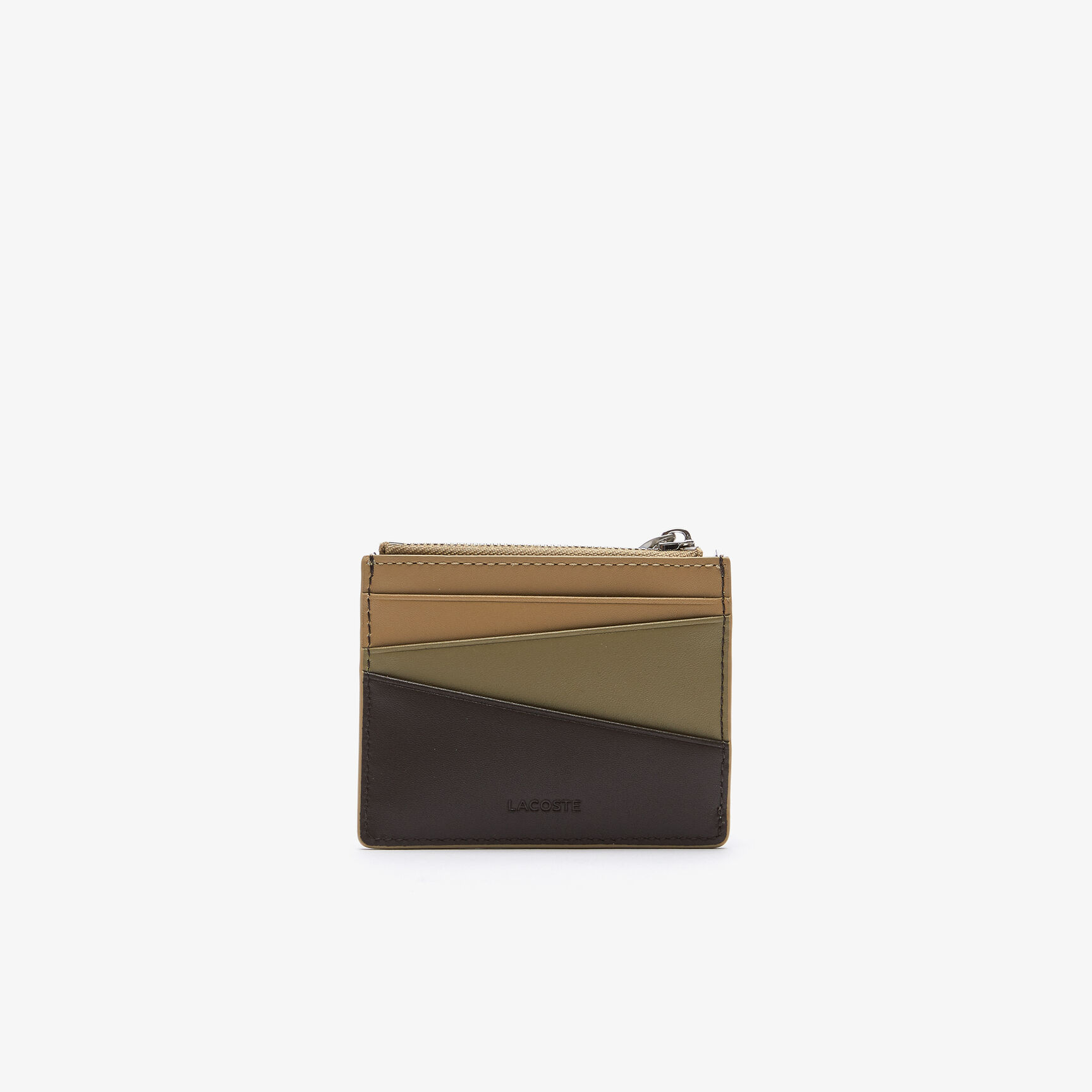 Men's Fitzgerald Zippered Smooth Leather Credit Card Holder Men's Fitzgerald Zippered Smooth Leather Credit Card Holder