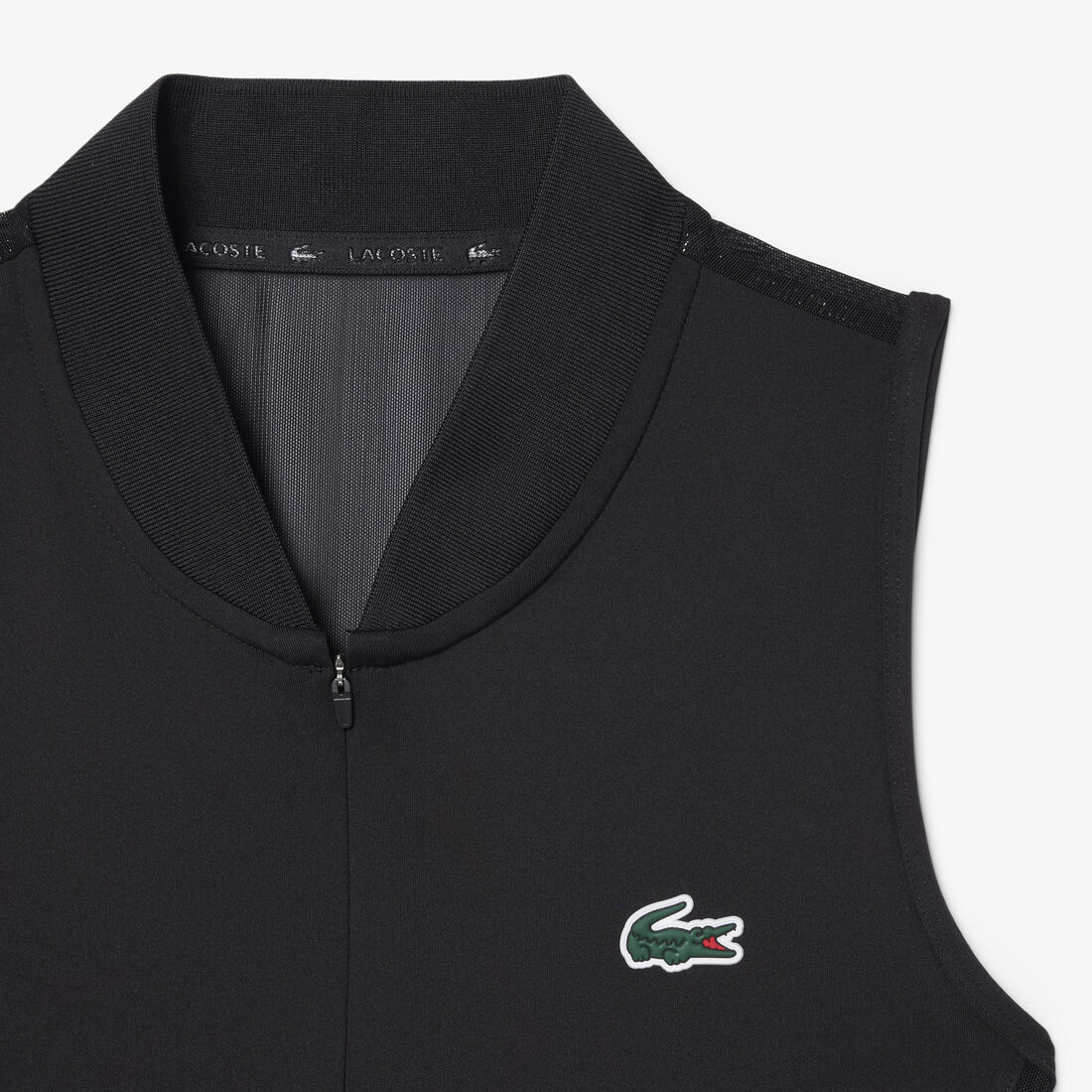 Sleeveless Stretch Dual Fabric Tennis Polo Shirt lacoste sleeveless stretch dual fabric tennis polo shirt
