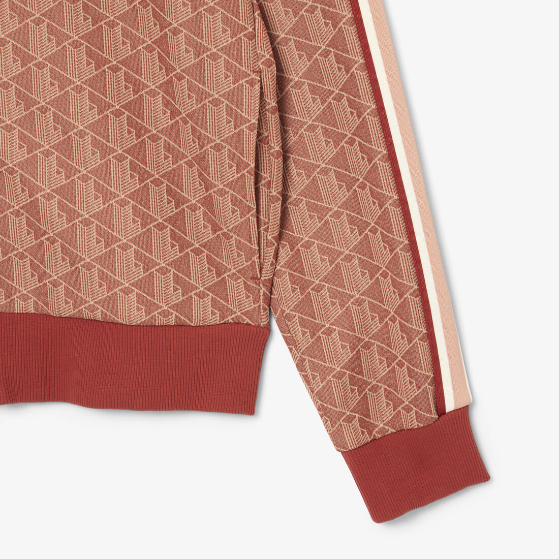 سترة رياضية باريسية بسحاب من الجاكار Paris Zip-Up Jacquard Track Jacket - SH1368-00-GTI