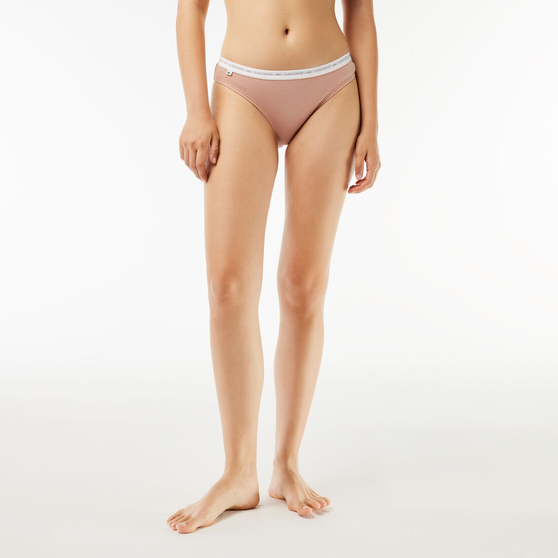 طقم بوكسر قطن مطاطي بتصميم رفيع من الجانبين، 3 قطع 3-Pack Briefs - 8F1338-00-KII