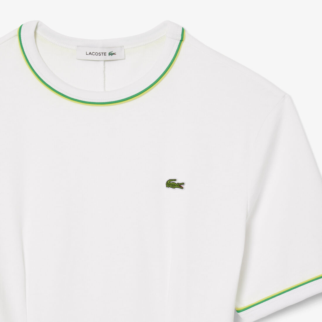 فستان تي شيرت من الجيرسي مع لمسات نهائية Trim Accent Jersey T-shirt Dress - EF9988-00-FWI